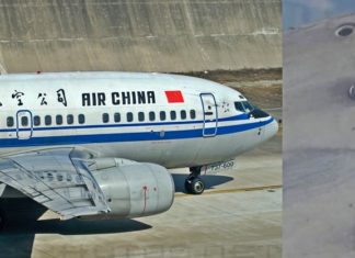 Mendebarkan, penumpang rakam skru pesawat Air China tercabut