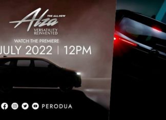 Perodua Alza (2022) bakal lancar Rabu ini – enjin 1.5L; harga mula RM62k