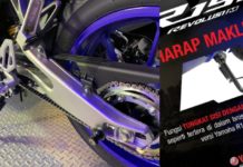 HLYM mohon maaf, R15M tidak didatangkan dengan suis mati enjin