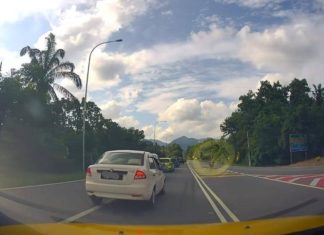 Polis cari pemandu Proton Saga tayang gari