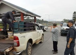 Toyota Hilux gagal seludup diesel bernilai RM1,200 ke Thailand