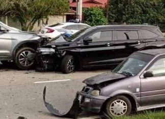 Op Tahun Baru Cina: 1,649 kemalangan, paling tinggi motokar