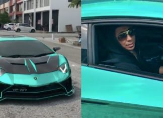 Syamsul Yusof tukar warna badan Lamborghini…semakin garang!