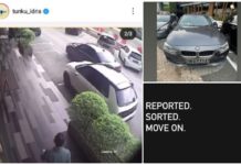 Warga emas rupanya gores Honda e Tunku Idris