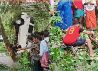 Tengah selamatkan kereta hanyut banjir, muncul ular python….