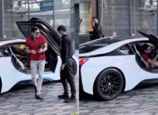 Sifu trading flexing BMW i8, sekali pengguna Twitter kantoikan ‘kereta sewa’