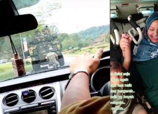 Ibu ‘kejar’ kereta perisai ke Kem Sungai Besi, demi tunaikan ngidam anak