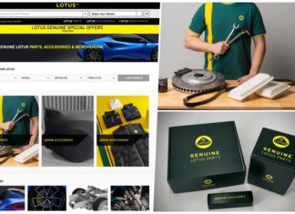 Lotus lancar platform e-dagang untuk beli alat ganti, bermula kenderaan tahun 1981 sehingga Evora