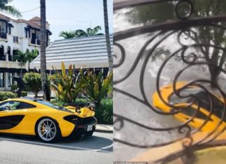 Baru seminggu beli, McLaren P1 dihanyutkan banjir