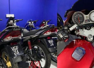 Jualan kombo Yamaha RX-Z Catalyzer nombor plat ’24’, harga RM160k