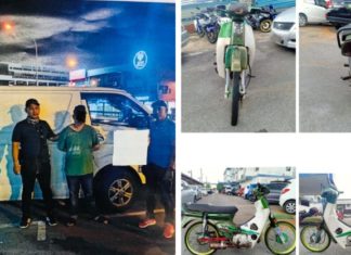 Guna van putih curi motor, Geng Apik Setan tumpas