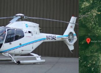 Juruterbang disahkan maut dalam nahas helikopter