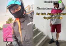 “Pernah pelanggan marah order lambat, saya selak seluar tunjuk kaki, terus terdiam,” kongsi rider FoodPanda
