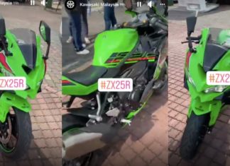 Kawasaki ZX-25R mendarat di Litar Antarabangsa Sepang