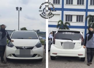 Takut sesat lagi jauh, pemandu Myvi pandu lawan arus