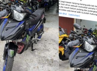 3 jam ‘test ride’ motor tak pulang-pulang, pemilik kedai ‘up status FB’ cari penunggang