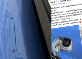 “DOWN teruk, sekali lencana Mugen dia sembur dengan cat meleleh,” pemilik Honda kecewa