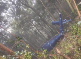 Sebahagian mangsa nahas helikopter terhempas di Brinchang berjaya dibawa turun