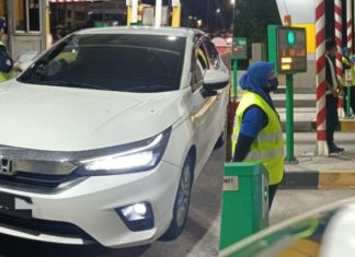Honda City ‘kantoi’ 59 kali tidak bayar tol