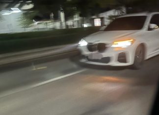 Pemandu BMW langgar lari gelandangan