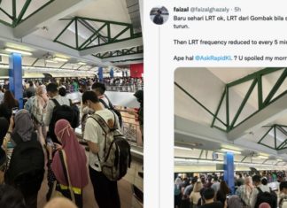 Laluan LRT stesen Jelatek bermasalah hari kedua beroperasi