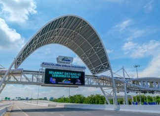 Kutipan tol Lebuhraya Dash bermula tengah malam ini….