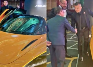 “Tak main lah Ferrari atau Lamborghini…this is my MCLAREN,” Aaron Aziz