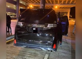 Guna Toyota Vellfire isteri buat ‘ulat’ di KLIA 2