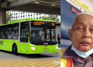 Pemandu bas ditumbuk gara-gara suruh penumpang pakai penutup muka