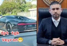 TikToker teruja bertembung Bugatti Chiron Super Sport 300+ milik TMJ