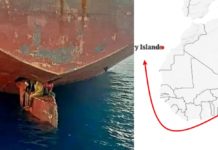 Tiga migran bertahan 11 hari atas kemudi kapal tangki dari Nigeria ke Sepanyol