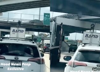 Maut menari atas treler bergerak