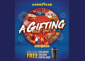 Goodyear lancar kempen Tahun Baru, beli 4 tayar dapat hadiah eksklusif!