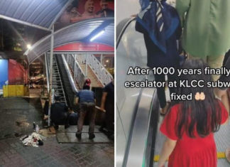 “Berbulan rosak, lepas campur tangan menteri eskalator terus OK,” netizen