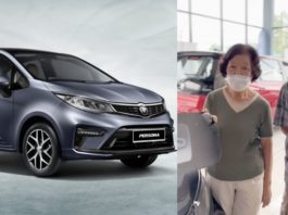 Hadiah Proton Persona buat isteri, netizen nampak nombor plat ‘kayangan’