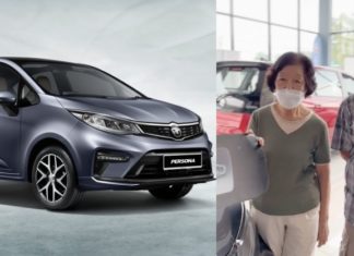 Hadiah Proton Persona buat isteri, netizen nampak nombor plat ‘kayangan’