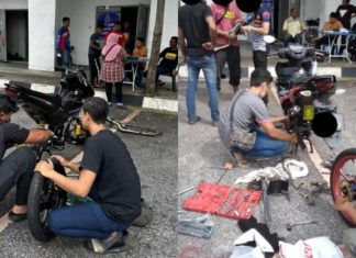 Padah modifikasi motor, polis arah buka ekzos depan balai….