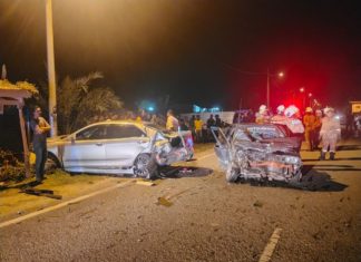 Gagal potong Myvi, kelindan lori maut