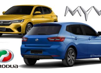 Perodua Myvi generasi keempat versi bayangan awal Theophilus Chin