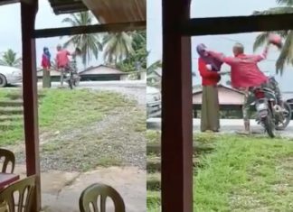 Suspek belasah isteri guna helmet diberkas polis