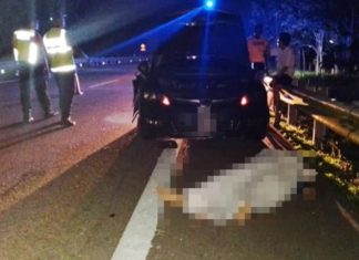 Kereta rosak, wanita maut dilanggar lori