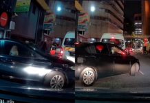 Wanita tunjuk isyarat lucah selepas diberi laluan