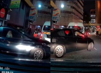 Wanita tunjuk isyarat lucah selepas diberi laluan