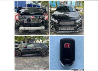 Curi Honda Civic Type (FK8R) ketika pandu uji, empat suspek ditahan