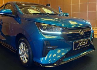 Beza dimensi Perodua Axia lama vs baru, ini perinciannya