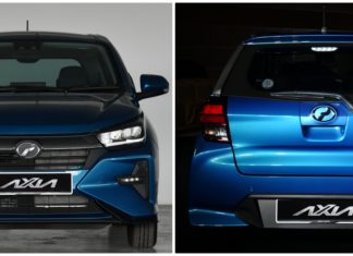 Inilah wajah sebenar Perodua Axia Serba Baharu tanpa pelekat penyamaran