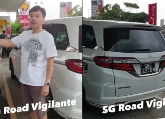 Isi Ron 95, mengaku rakyat Malaysia namun guna kereta nombor plat Singapura