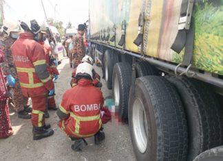 Murid perempuan maut digilis lori