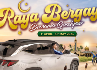 Goodyear Malaysia: Percuma payung bila tukar tayar sempena kempen Aidilfitri