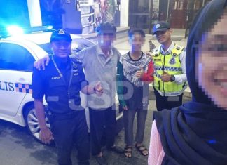 Bapa tertinggal anak di RNR Tapah (Utara)